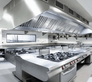exaustão para cozinhas profissionais