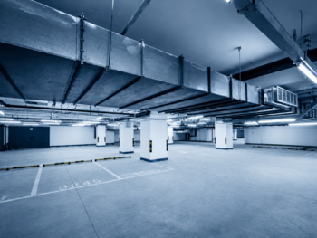 Sistema de ventilação e exaustão de garagem comercial