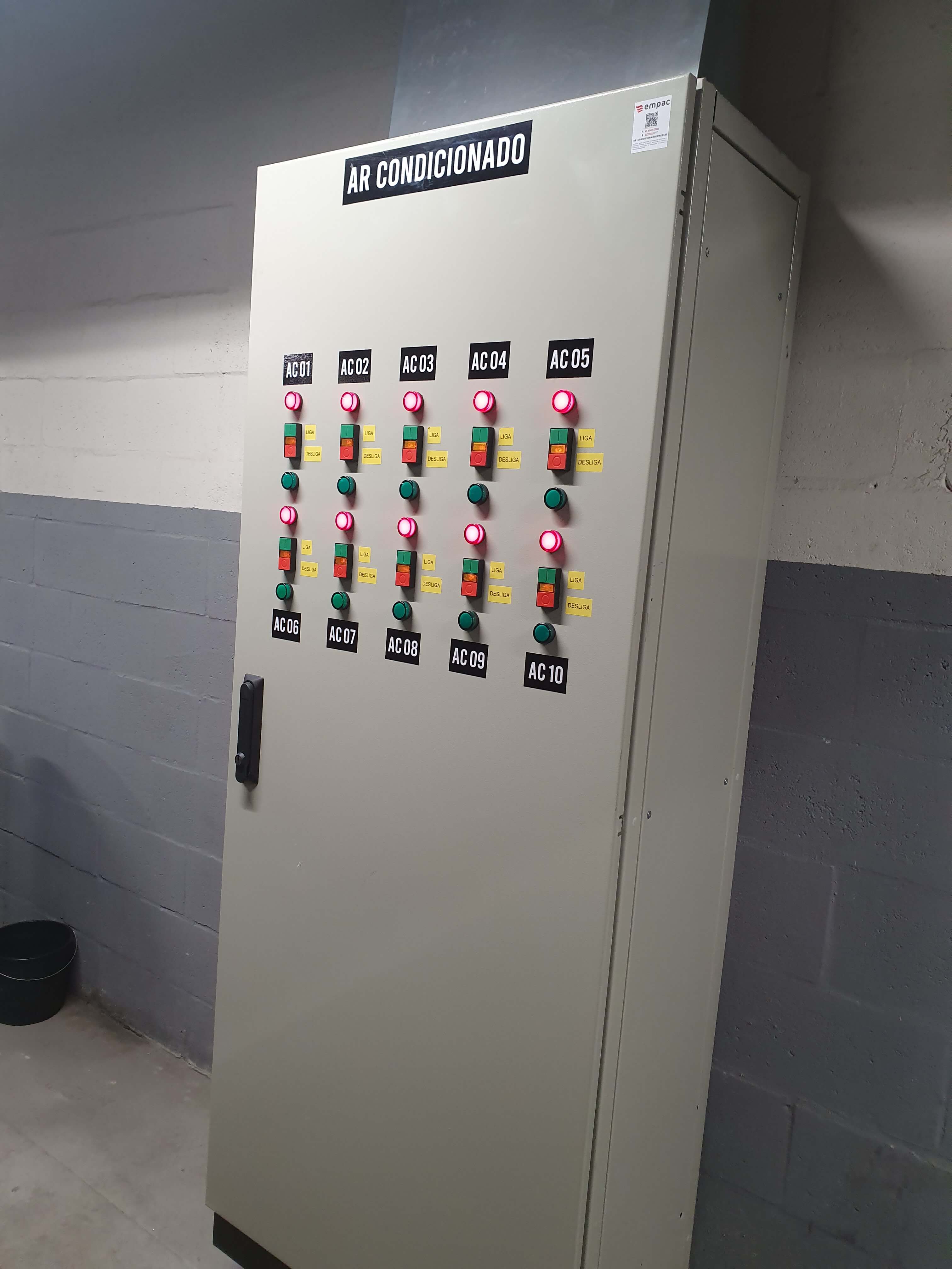 Painel de comando