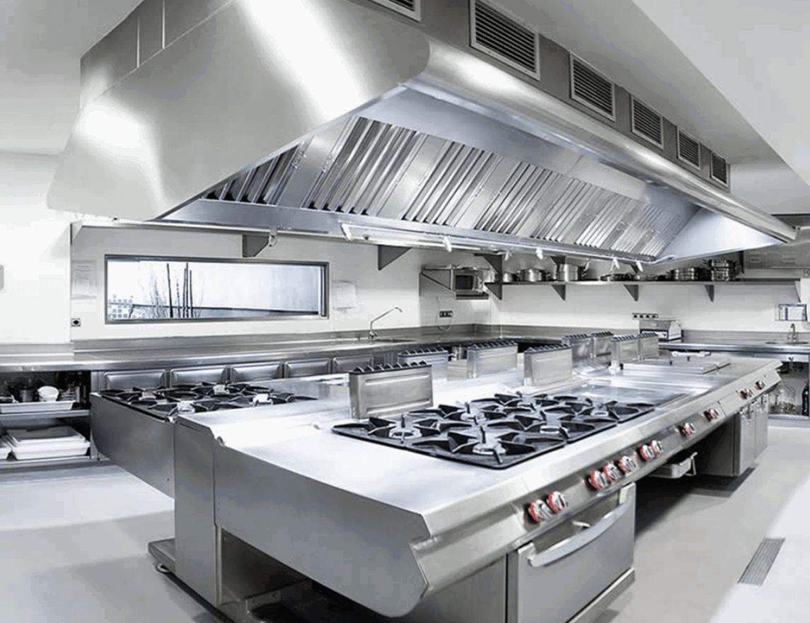 exaustão para cozinhas profissionais